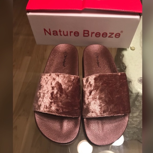 Nature Breeze Shoes - ✨🆕 Velvet Slides✨
